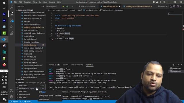 How to view git history of files in vscode | git commit history and local history without extension смотреть онлайн