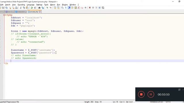 Login system using PHP with MYSQL database XAMPP - Let's Code смотреть онлайн
