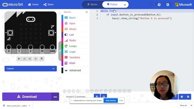 MakeCode Python: How to respond to multiple events смотреть онлайн