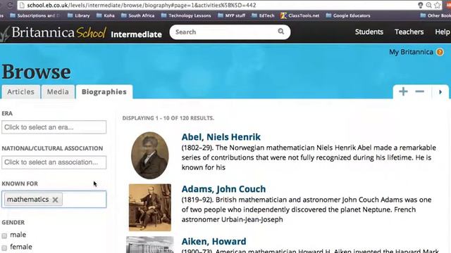 Britannica School - Biographies смотреть онлайн