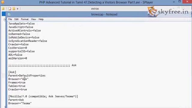 PHP Advanced Tutorial in Tamil 47 Detecting a Visitors Browser Part1 смотреть онлайн