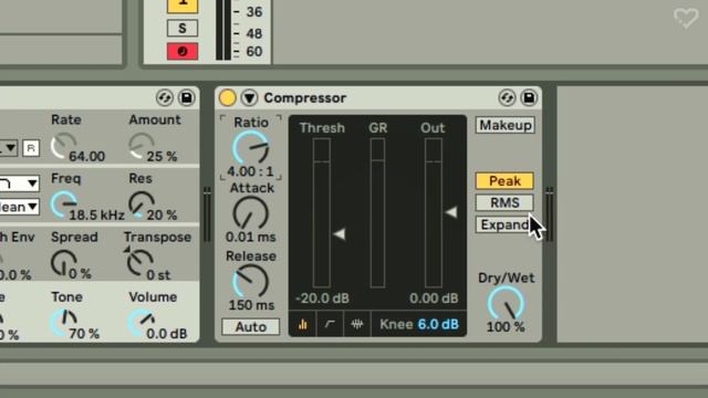 Компрессор в Ableton Live смотреть онлайн