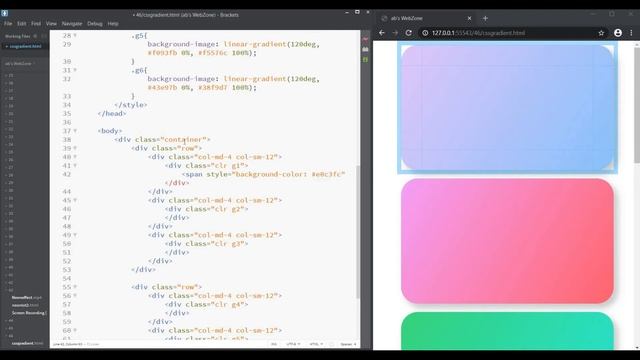 CSS Gradient Card Using Bootstrap | Responsive CSS смотреть онлайн