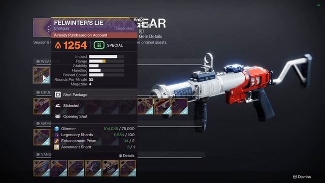 How To Get Felwinter's Lie Ritual Shotgun In Season Of The Chosen Destiny 2 - Best F2P Shotgun смотреть онлайн