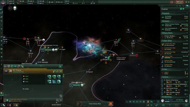 [Fleet Expeditions!] Modded Stellaris - Roman Empire Ep7 смотреть онлайн