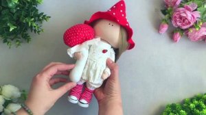 Как сшить куклу - онлайн-школа по пошиву куклы "Лесная девочка". ОБЗОР ИГРУШКИ|How to sew a doll