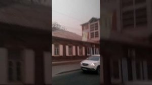 Пылевая буря в Астрахани 19 мая 2021 года