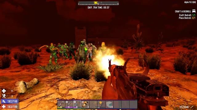 Day 700 Horde vs. The Miniature Pit | Explosives Above Ground Base | 7 Days to Die Alpha 19 смотреть онлайн