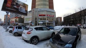 [4K] Novosibirsk - Winter walking Gogolya street - Russia / Новосибирск