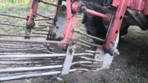 Самодельная грохотная картофелекопалка.