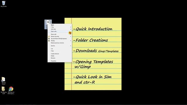 iRacing skins with Gimp Tut 1 v2.0 (Getting Started) смотреть онлайн