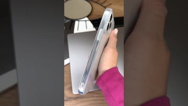 Силиконовый чехол для Iphpne 13 Pro Max с защитой камеры / Прозрачный чехол на Айфон 13 Про Макс смотреть онлайн