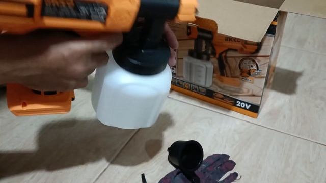 Unboxing Ingco Lithium-Ion Spray Gun смотреть онлайн