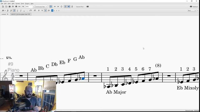 ZomBo's Music Theory Corner: Episode 1 - Eb Mixolydian Idea смотреть онлайн
