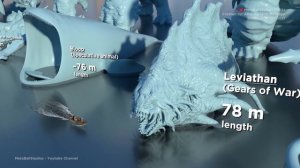 ? SEA MONSTERS Size Comparison ?