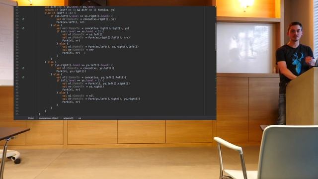 Building a Barnes-Hut simulator in Scala & Kotlin. смотреть онлайн