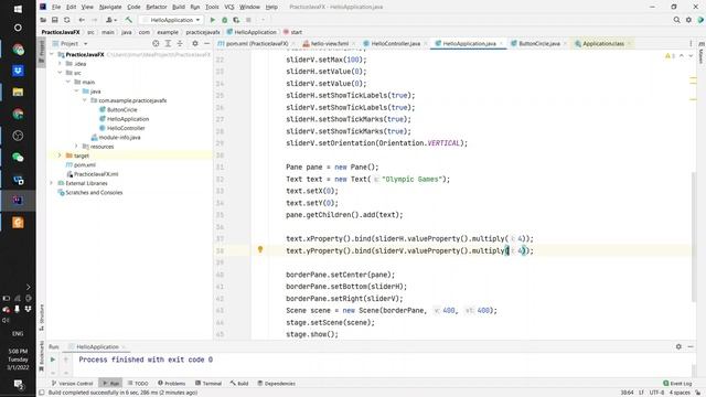 Java FX урок 25 - Slider класс смотреть онлайн