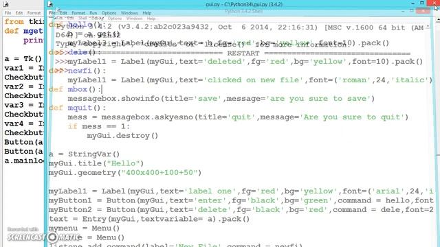 077 Learn python and ruby programming:- checkbutton on menu list смотреть онлайн