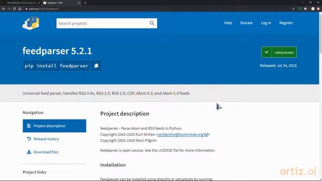 Python - Curso: 15 Descripción Módulos requests y feedparser y Primera Solicitud Get a una Web смотреть онлайн