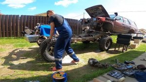 Как снять кузов с рамы на Toyota 4Runner, Hilux surf 130 своими руками. Теперь ремонт делать проще!