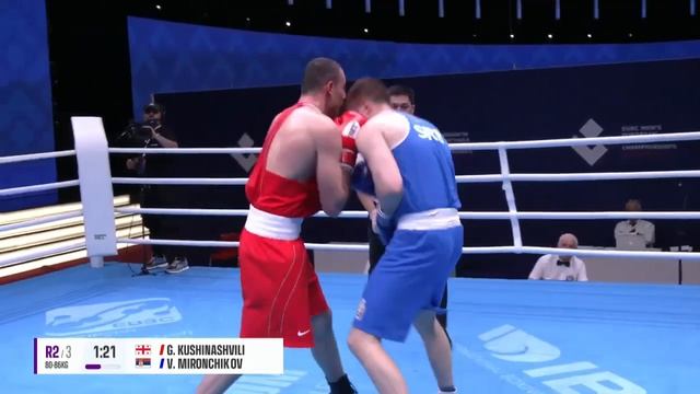 1/4 KUSHITASHVILI Georgii (GEO) - MIRONCHIKOV Vladimir (SRB)