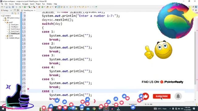 switch case statement programming in java (hindi) смотреть онлайн