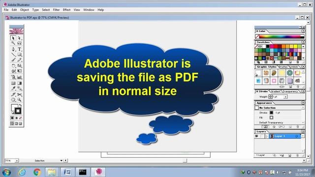 How to Save Adobe Illustrator File as Smaller PDF смотреть онлайн