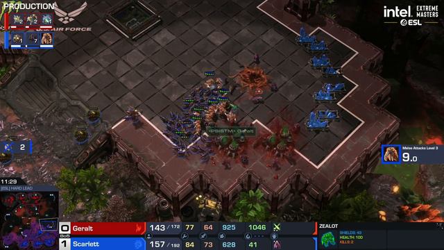 Geralt VS Scarlett PvZ IEM Katowice 2024 Europe Server Open Qualifier polski komentarz смотреть онлайн