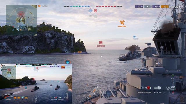 Triple Secondary Flandres with @DerkaGames & @metajerk | World of Warships Legends смотреть онлайн
