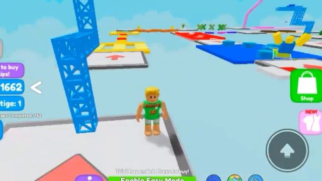 1000 stages Parkour/Roblox смотреть онлайн