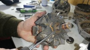 замена подшипников генератора, замена токосъемных колец генератора, замена щеток генератора нива ше