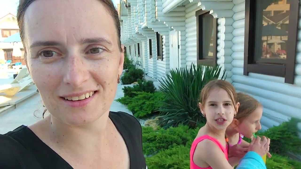 ВЛОГ Отель Белый пляж в Анапе и всё включено Рум Тур смотреть онлайн