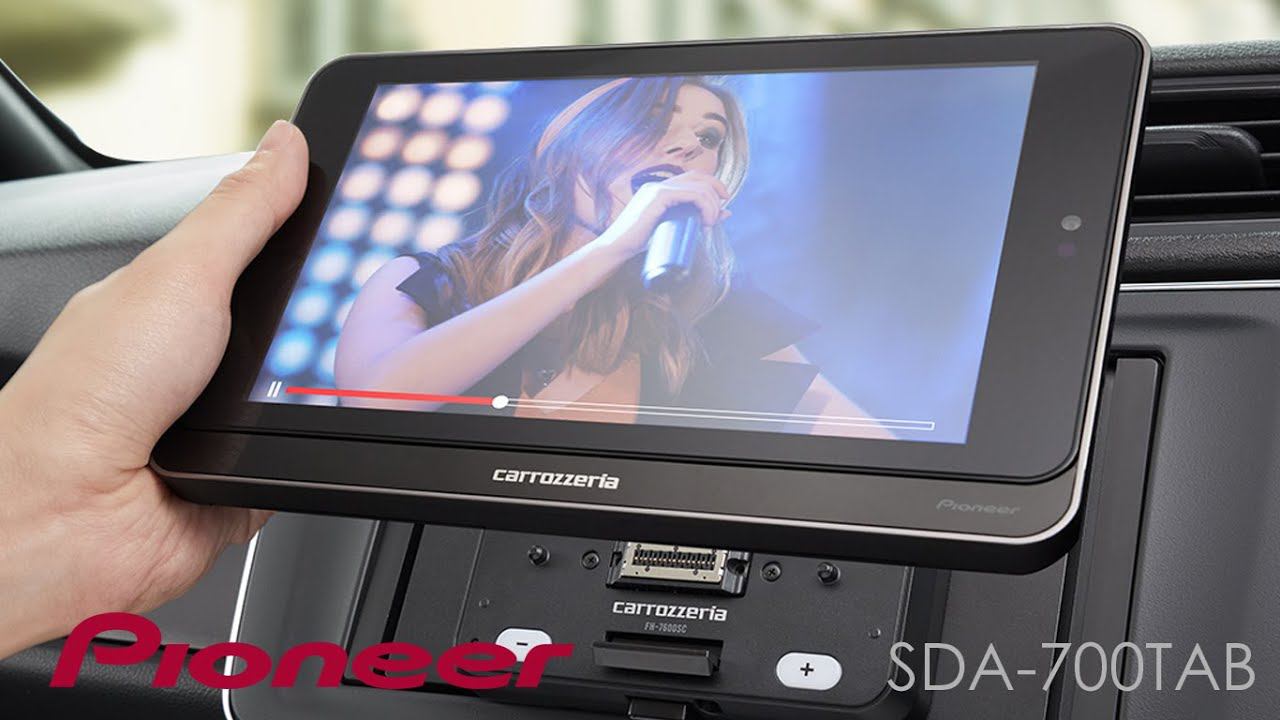 Японский автомобильный планшет Pioneer SDA-700TAB смотреть онлайн