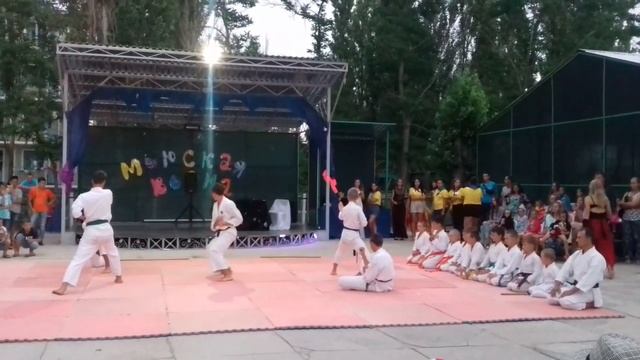 Выступление клуба "Акинак" в спортивном лагере (лето 2017) смотреть онлайн