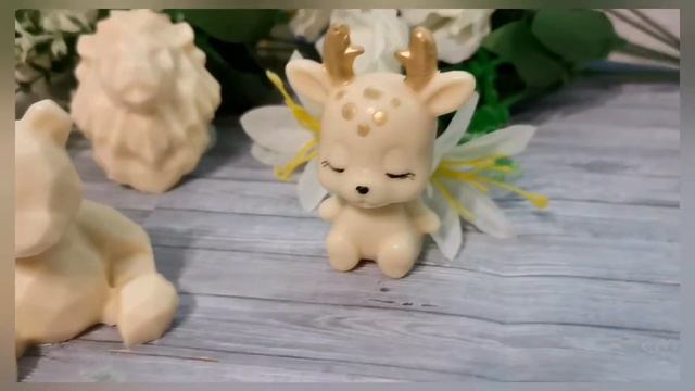 Шоколадные оленята. Геометрический медведь. Фигурки из шоколада. смотреть онлайн