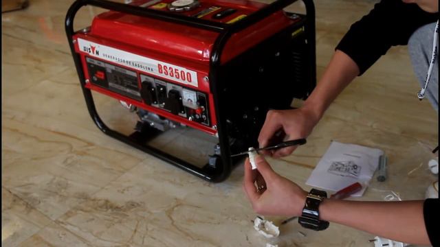 How to Start Gasoline Generator- 3kw petrol generator смотреть онлайн