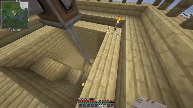 Мельница из Create Майнкрафт Botania #6 смотреть онлайн
