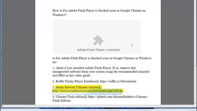 Fix Adobe Flash Player is blocked issue in Google Chrome on Windows 11/10/8/7 смотреть онлайн