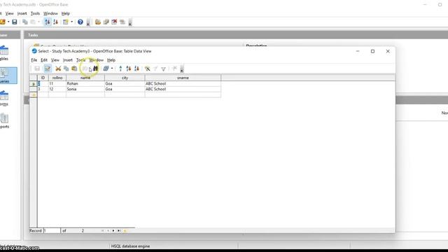 How to Create Database Table ,Form ,Query & Report in OpenOffice Base | CBSE Class 10 IT Practical смотреть онлайн
