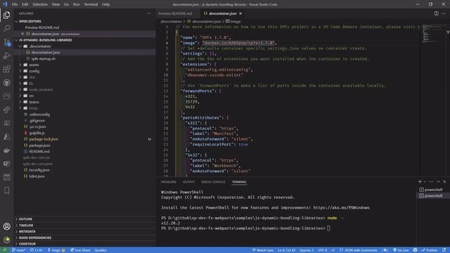 Getting started with remote containers for Microsoft 365 development смотреть онлайн