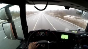 Тест новой Скания S 450 с ретардер!