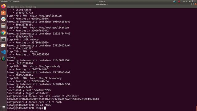Dockerfile - Switching User's while creating Image смотреть онлайн