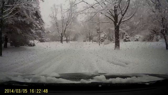 G1W DashCam DVR Philadelphia Winter Storm in a Honda CVR смотреть онлайн