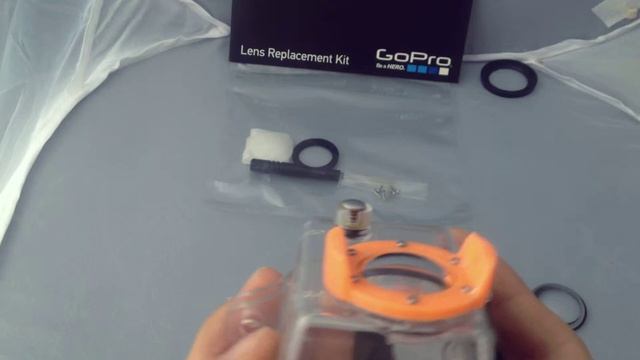 GoPro 2 модификация бокса для защиты линзы от царапин.