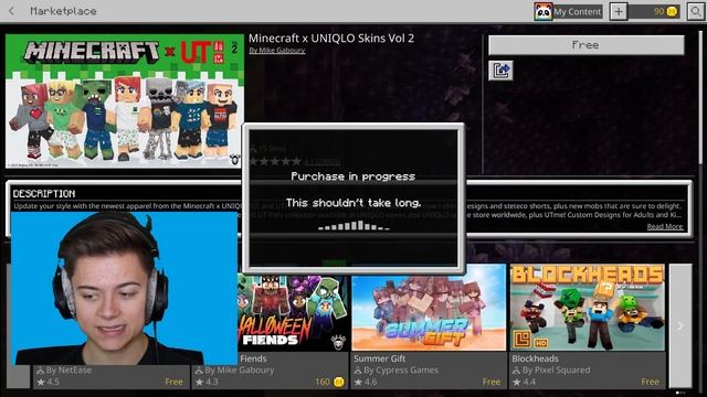 How To Get FREE TEXTURE PACKS, MAPS, & SKIN PACKS in The Minecraft Bedrock Marketplace! смотреть онлайн