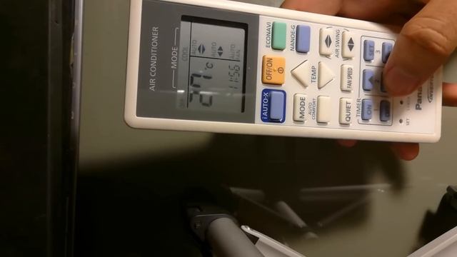 How to set time on Panasonic Remote Control Ductless Air Conditioner смотреть онлайн