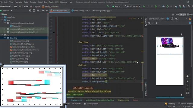Membuat CardView dan ScrollView - Android Studio смотреть онлайн