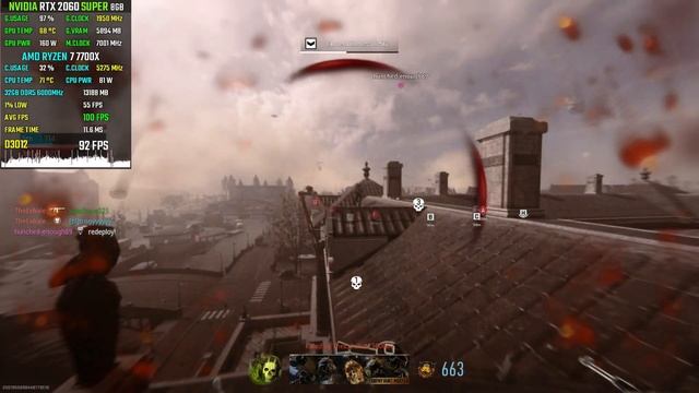 Call of Duty : Warzone 2 Season 4 : RTX 2060 SUPER 8GB (1080p Balanced Settings) смотреть онлайн