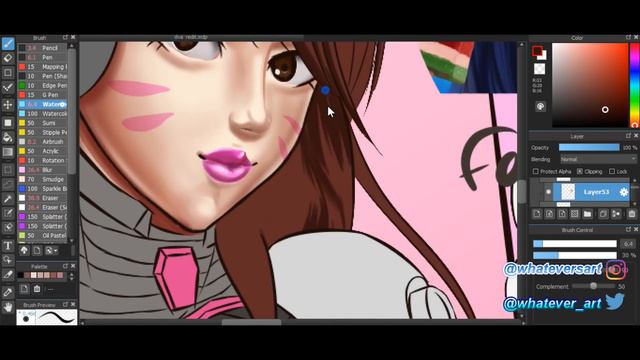 D.va (Overwatch) Speed Painting! #dva #overwatch смотреть онлайн