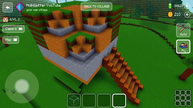 Block Craft 3D: Crafting Game #3205 | Sky ? Block Craft 3D Logo House ? смотреть онлайн